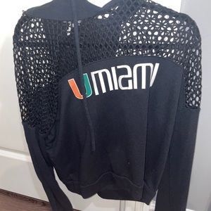 UMiami Cropped Sweatshirt